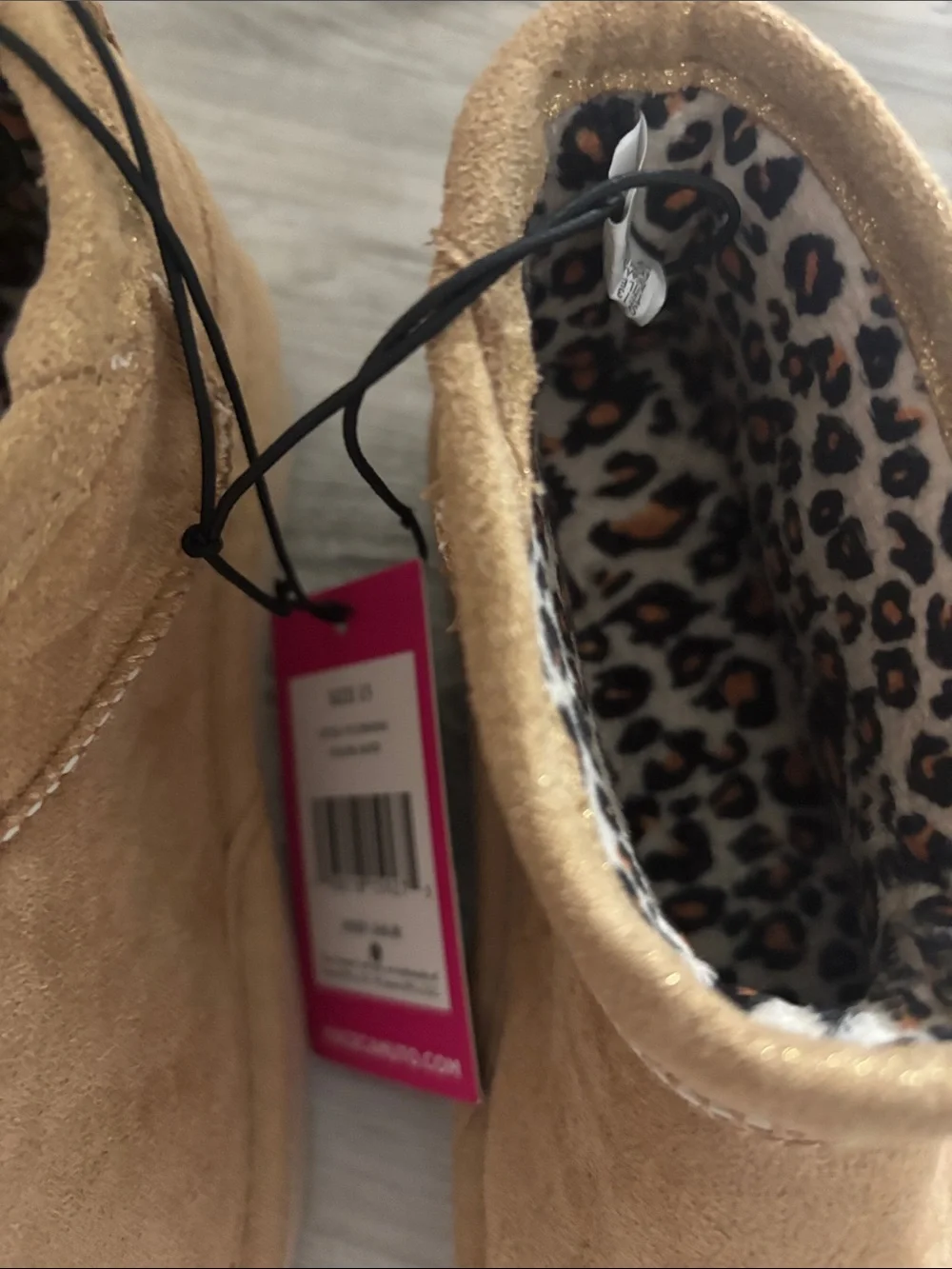 Vince Camuto tan suede